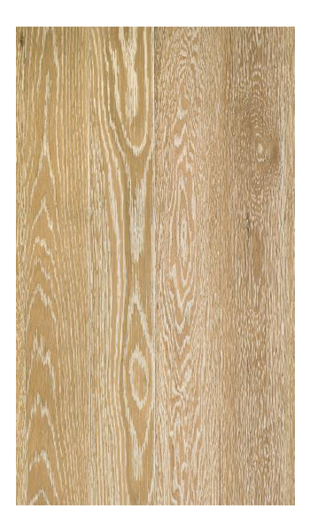 паркетная доска из массива Textured Oak, Frosted White - фото