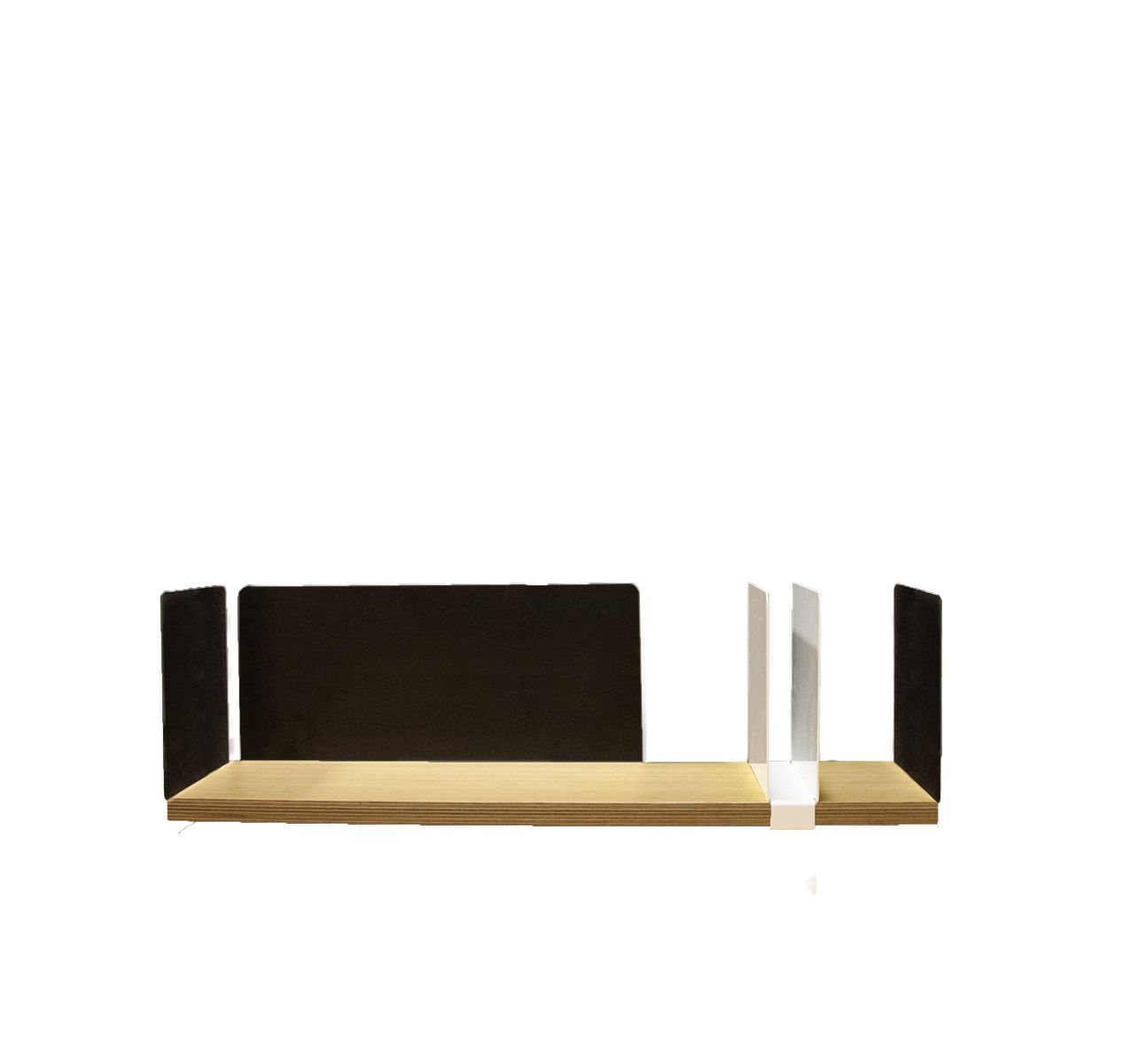 portable atelier shelf with white sliding element - фото