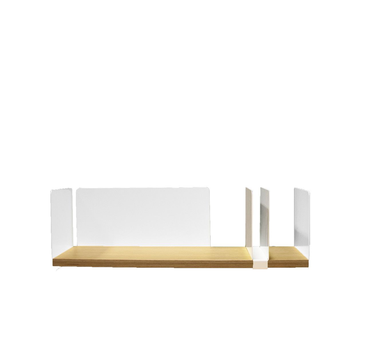 portable atelier shelf with white sliding element - фото